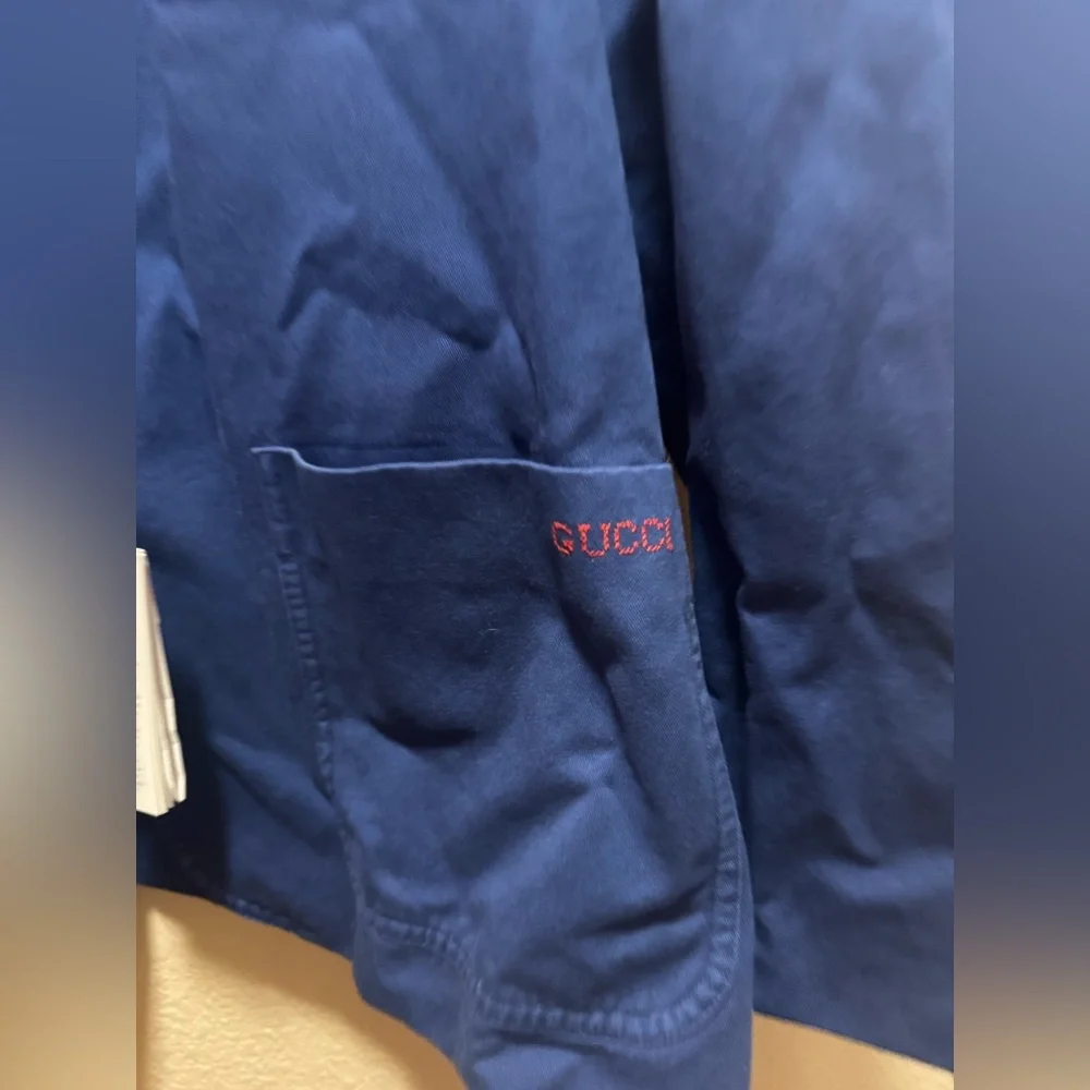 New Authentic Gucci Blazer Navy Size 48 / Fits Like a US 42